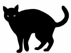 Cat black and white halloween kitten clipart clipartxtras ...