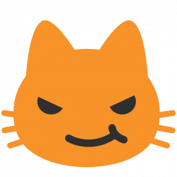 Cute Cat Emoji Kitten Android - magnet png download - 1024 ...