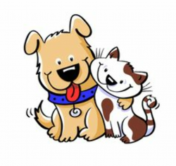 Dog And Cat Friends Clipart