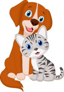 Cat and dog clipart » Clipart Station