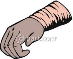 A Compression Bandage Wrapped Around a Wrist - Royalty Free ...