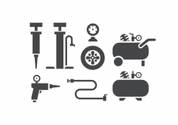 Air pump and compressor icons - Download Free Vectors ...