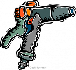 drill, compressed air Royalty Free Vector Clip Art ...