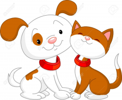 Cute Cat And Dog Clipart