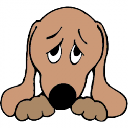 Dog Sad clipart, cliparts of Dog Sad free download (wmf, eps ...