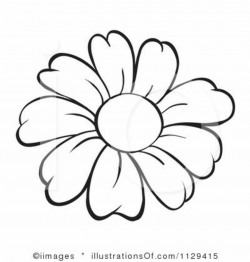 Flower Black And White Clipart | Free download best Flower Black And ...