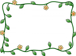 Flower Frame clip art Free vector in Open office drawing svg ( .svg ...