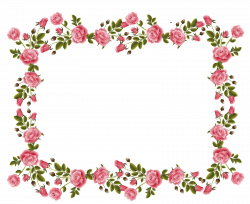 Gallery for - rose flower frames design | Tags | Framed wallpaper ...