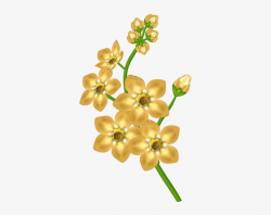 Yellow Flower Transparent Clipart - Yellow Flowers Transparent ...