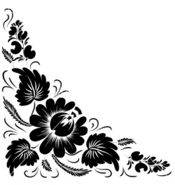 Black flowers vector by julijamilaja - Image #587419 - VectorStock ...