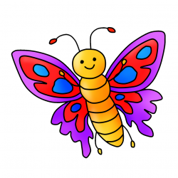 Free Butterfly Clipart Digital Graphic Download | Clipart 4 School