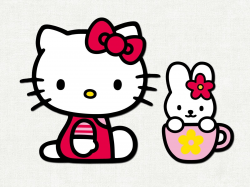 Hello Kitty Clip Art Lazy   Clipart Free Download - Clip ...