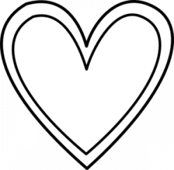 Heart black and white heart clipart black and white double heart ...