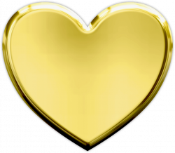 Heart Gold Clip Art - Portable Network Graphics - Png Download ...