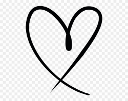 Hand Drawn Heart - Keyword Research Clipart (#2160706) - PinClipart