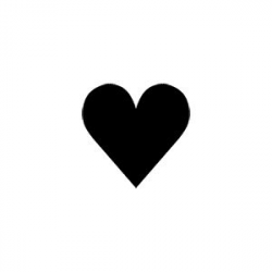 Little black heart clipart - WikiClipArt