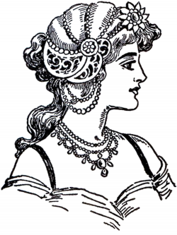 Jewellery Lady Clipart