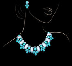Woman Wearing Jewelry Clipart