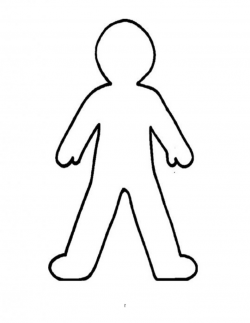 Outline Drawing Of A Person - ClipArt Best in 2019 | Person ...