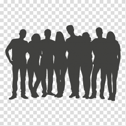 Silhouette , group of people transparent background PNG ...