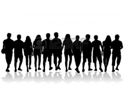 crowd of people - vector | Clipart Panda - Free Clipart Images