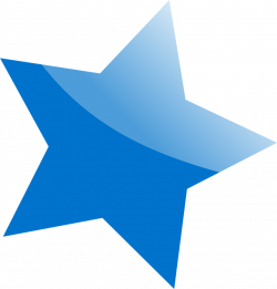 Free Clipart: Blue Star | natanteam