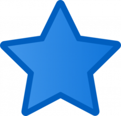 Blue Star Clip Art at Clker.com - vector clip art online ...
