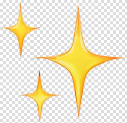 Sparkling , Emoji iPhone Sticker, star flowers transparent ...