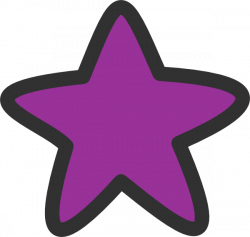 Purple Star For Starry Clip Art at Clker.com - vector clip ...