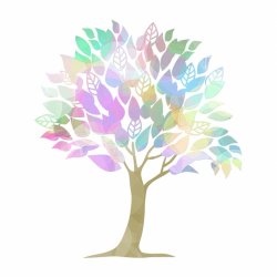 Tree Colorful Clipart Illustration Free Stock Photo - Public ...