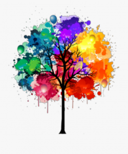 ftestickers #tree #colors #colorful #colorsplash - Graphic ...