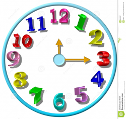 Colorful Clock Clipart | Clipart Panda - Free Clipart Images