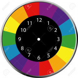 Colorful blank clock clipart 4 » Clipart Portal