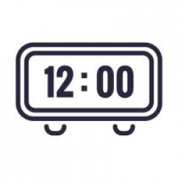 Digital clock clipart 2 » Clipart Station