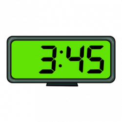 Digital clock clipart kid - ClipartBarn