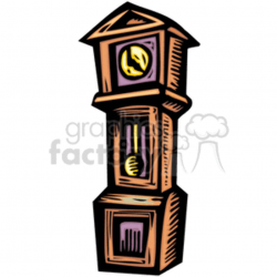 grandfather clock clipart. Royalty-free clipart # 382986