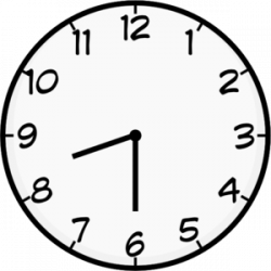 Half Past Eight Clip Art at Clker.com - vector clip art online ...