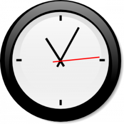 Modern Clock Clip Art at Clker.com - vector clip art online, royalty ...