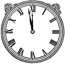 Old clock clipart etc - Clipartix