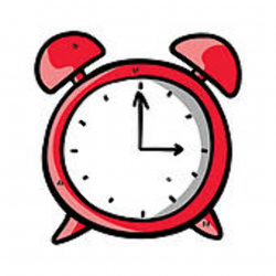 School Clock Clip Art - Royalty Free - GoGraph
