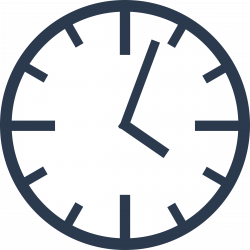 Clipart simple clock - ClipartBarn