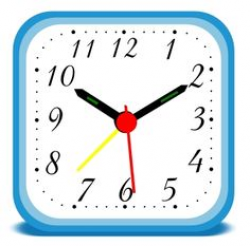 Square clock clipart 4 » Clipart Station