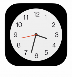 Clock Icon - Transparent Background Clock App Icon Free PNG Images ...