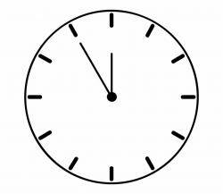 Clock Clipart Black And White Png - Clock Clipart Transparent ...