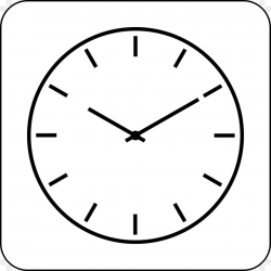 Clock, White, Black, transparent png image & clipart free download