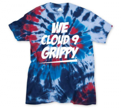 CLOUD 9 “WE CLOUD 9 GRIPPY” INDEPENDENCE T-SHIRT IN TIE DYE ...