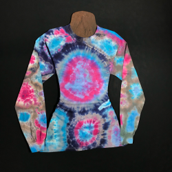 Size Small Cloud 9 Geode Long Sleeve Tie Dye Shirt