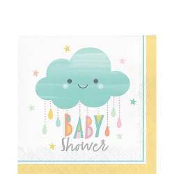 Happy Clouds Baby Shower Party Supplies - Gender Neutral Baby Shower ...