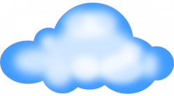 Cloud Blue Clip Art at Clker.com - vector clip art online, royalty ...