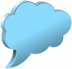 Speech Bubble Cloud Transparent PNG Image | Gallery Yopriceville ...